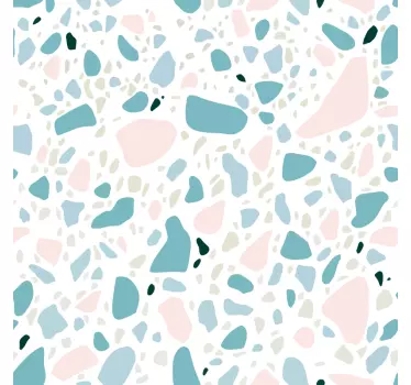 Naklejka na płytki Wzór płytek lastryko - TenStickers