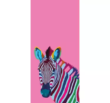 Naklejka na Huaweia żywy portret zebry - TenStickers