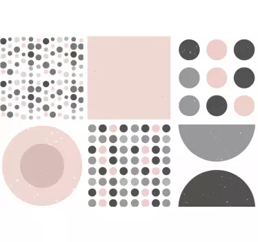 Naklejka na płytki Nordic patterntile - TenStickers