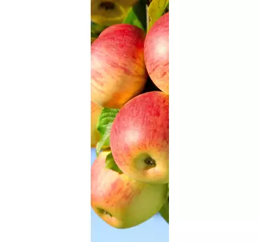 Okleina na lodówkę jabłka - TenStickers