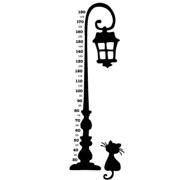Naklejka dekoracyjna miarka latarnia - TenStickers