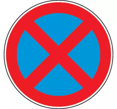 Naklejka zakaz parkowania - TenStickers