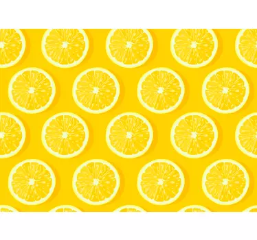 Okleina na meble Meble w plasterkach cytryny - TenStickers