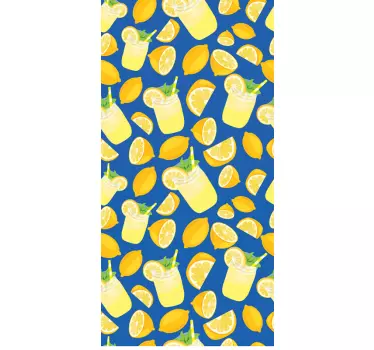 Okleina na lodówkę Sok cytrynowy - TenStickers
