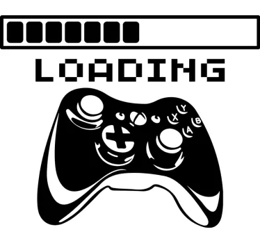 Naklejka ścienna ładowanie kontrolera xbox - TenStickers