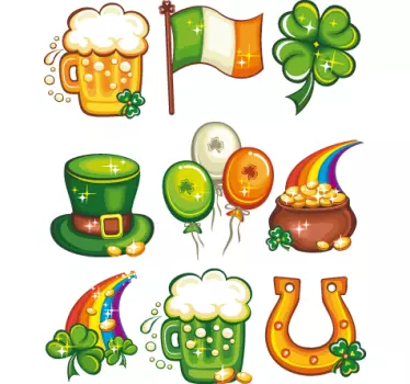 Naklejki dekoracyjne na dzień św. Patryka - TenStickers
