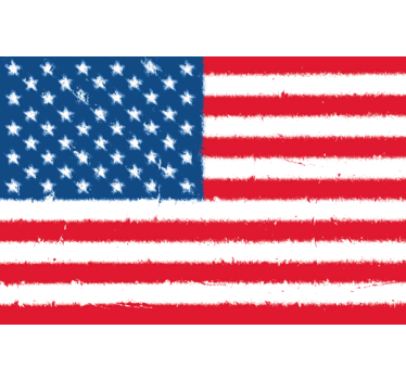 Naklejka dekoracyjna flaga USA - TenStickers