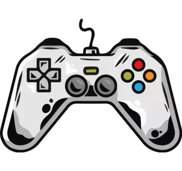 Skóra na playstation Ikona gamepad gry wideo - TenStickers