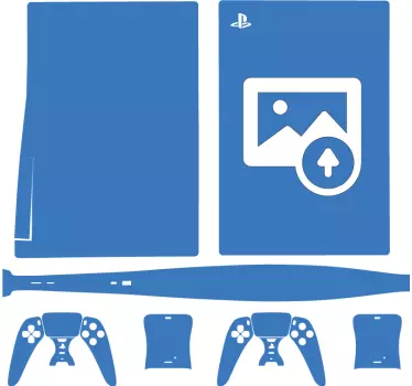 Naklejka na ps5 personalizowana - TenStickers