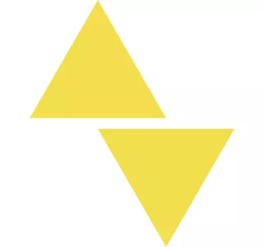 Naklejka ścienna wzory geometryczne świecące trójkąty - TenStickers