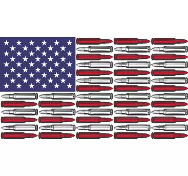 Naklejka ścienna Kule usa - TenStickers