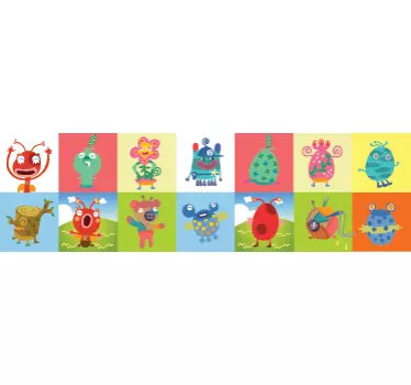 Naklejka dla dzieci potwory - TenStickers