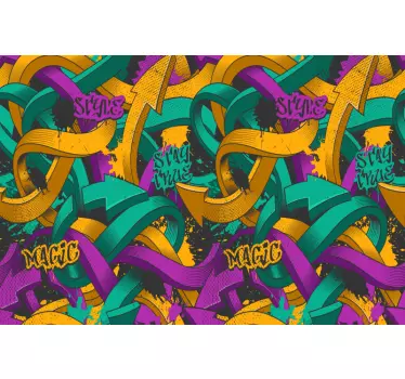 Okleina na laptopa Sztuka graffiti - TenStickers