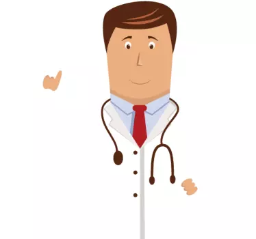 Naklejka dekoracyjna doktor - TenStickers