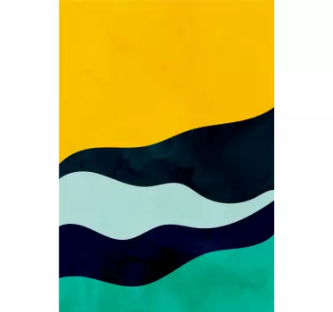Okleina na meble Minimalistyczne ręcznie malowane kolory - TenStickers