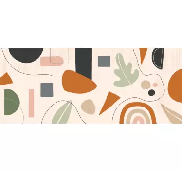 Naklejka na meble minimalistyczne jasne kolory - TenStickers