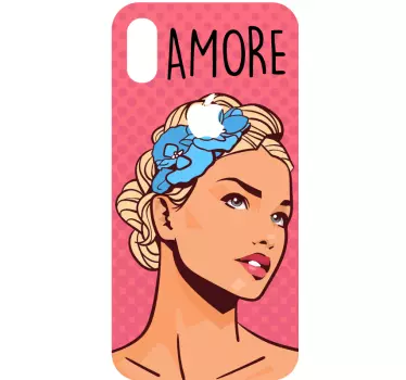 Skórka na telefon Pop blondynka - TenStickers