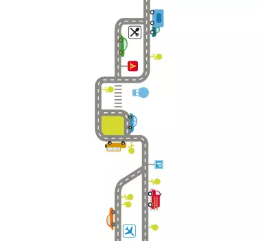 Naklejka dla dzieci ruch drogowy - TenStickers