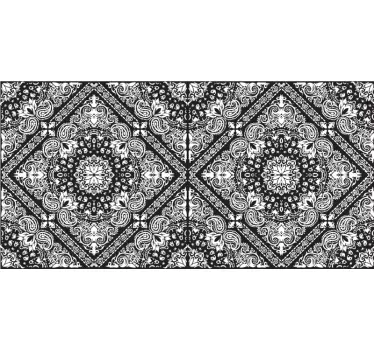 Okleina na meble Trójkątna czarna bandana - TenStickers