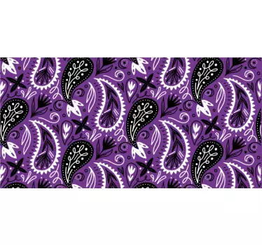 Okleina na meble Fioletowa bandana - TenStickers