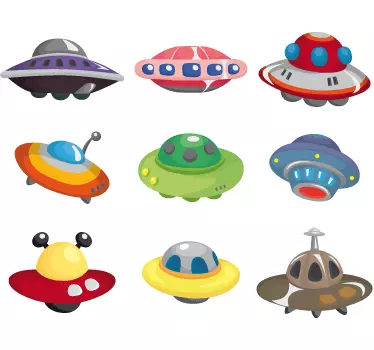 Naklejka dla dzieci ufo - TenStickers