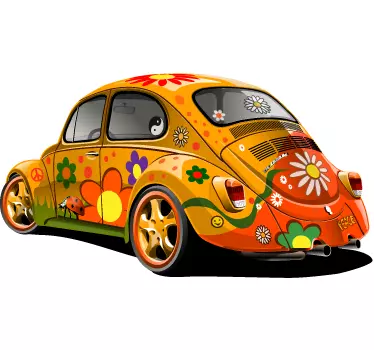 Naklejka hipsterski garbus - TenStickers