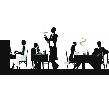 Naklejka dekoracyjna restauracja - TenStickers
