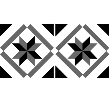 Naklejka na płytki Diamentowe płytki cementowe - TenStickers