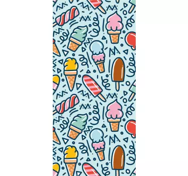 Naklejka na huaweia radość z lodu - TenStickers