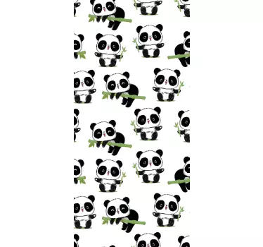 Skórka na telefon Huawei śliczne małe pandy - TenStickers