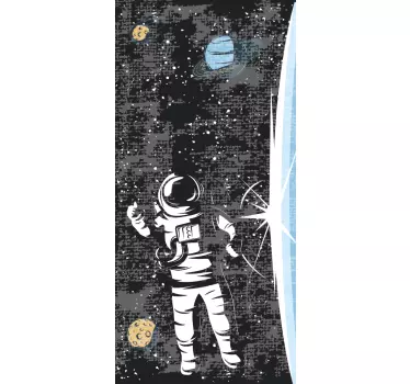 Naklejka na huaweia odkrywca kosmosu w orbicie - TenStickers
