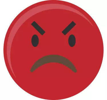 Naklejka na ścianę moda emblemat gniewu - TenStickers