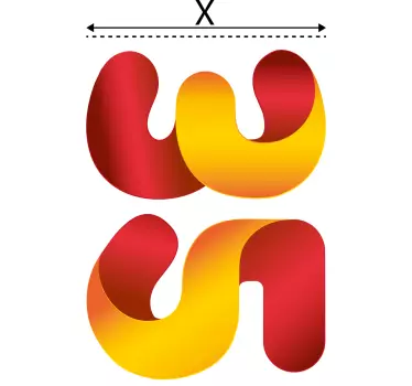 Naklejka na pojemnik w pełni symboliczny projekt - TenStickers