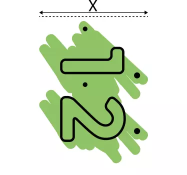 Naklejka na pojemnik z możliwością personalizacji numeru - TenStickers