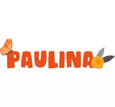 Naklejka na ścianę dla dzieci z personalizacją imienia - TenStickers