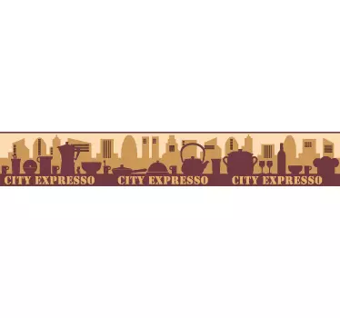 Naklejka city expresso - TenStickers