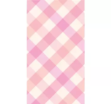 Naklejka na huaweia w różowy wzór w kratkę - TenStickers