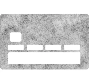 Naklejka na kartę płatniczą grunge szary kamień - TenStickers