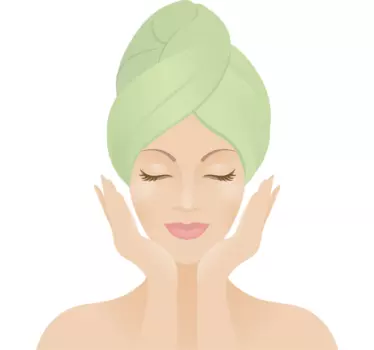 Naklejka dekoracyjna salon piękności - TenStickers