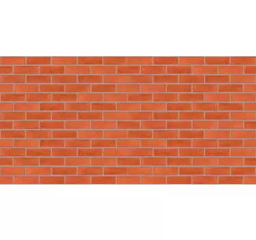 Okleina na meble Wzór z czerwonych cegieł - TenStickers