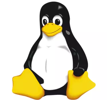 Naklejka dekoracyjna pingwin linux - TenStickers
