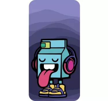 Naklejka na Huaweia robot wystawiający język - TenStickers