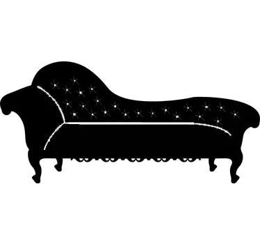 Naklejka Klasyczny szezlong - TenStickers