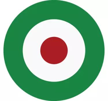 Naklejka dekoracyjna centryczne koła - TenStickers