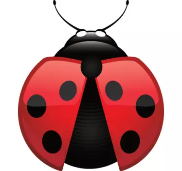 Naklejka na ścianę biedronka - TenStickers