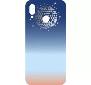 Skórka na telefon Huawei Gradientowa kolorowa kula dyskotekowa - TenStickers