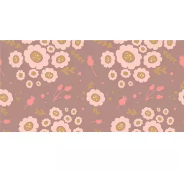 Okleina na meble Pastelowy kolorowy wzór sztuki ludowej - TenStickers