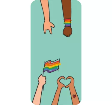 Naklejka na Huaweia jedność i duma - TenStickers