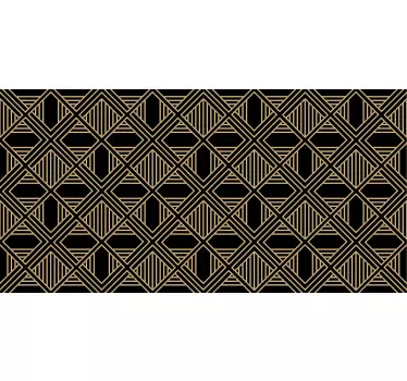 Naklejka na kartę płatniczą w stylu art deco - TenStickers