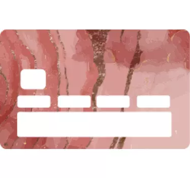Naklejka na kartę elegancki wzór karty - TenStickers
